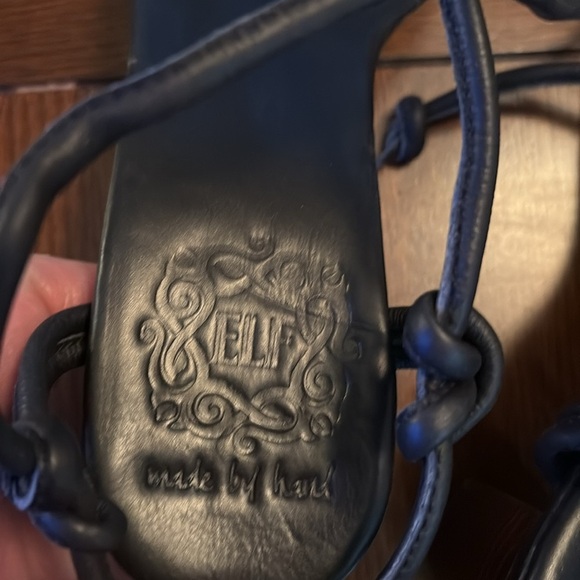 Elf Ophelia Block Heel Wrap Sandals Size 9 - Picture 5 of 12